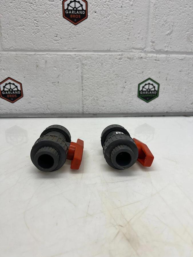 Used Colonial PVC 1/2” 235 PSI Ball Valve - Lot of 2