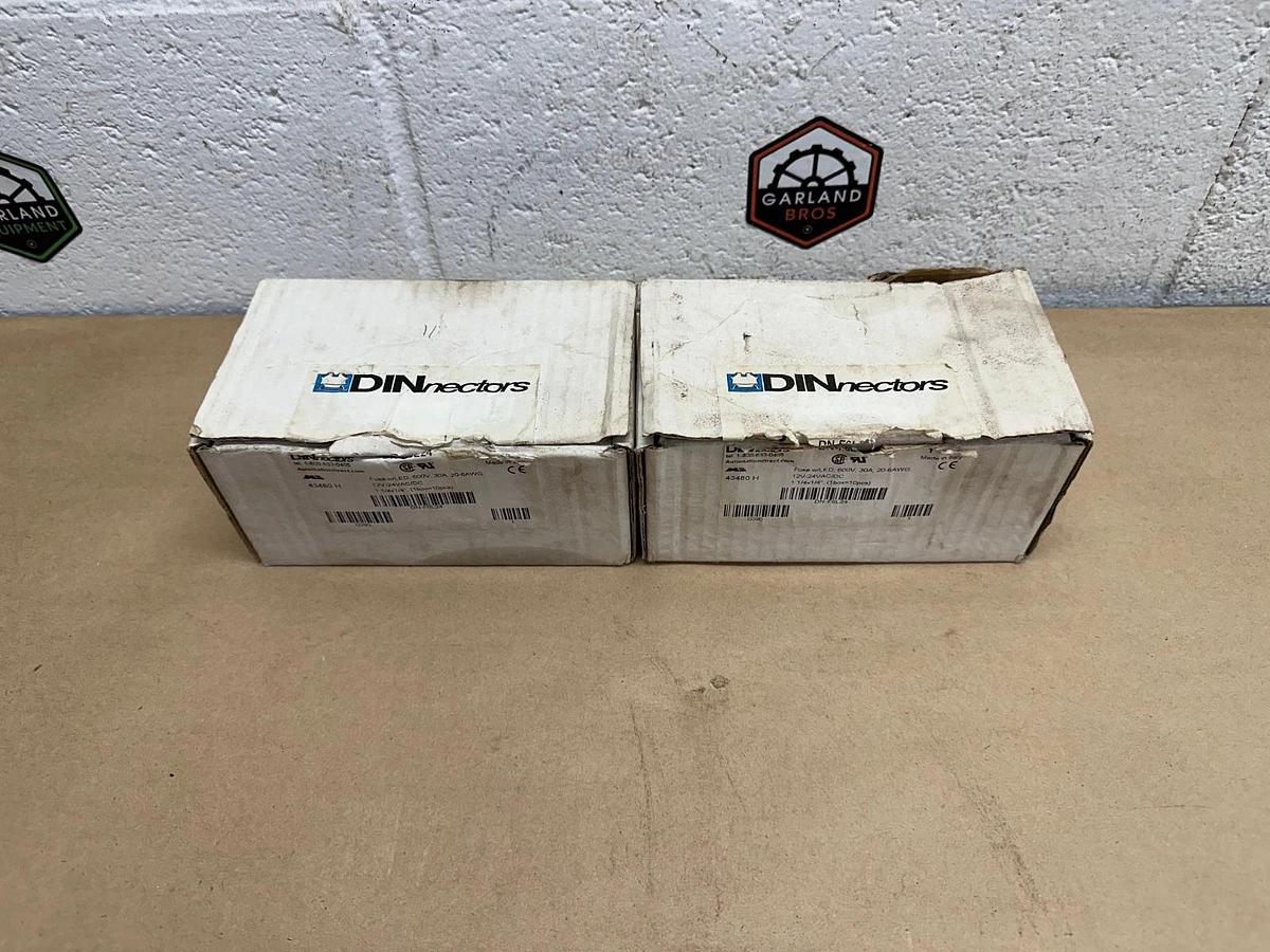 Used DINnectors DN-F6 Series: Euro S 10H Fuse Terminal Blocks, Qty 25 *NEW*