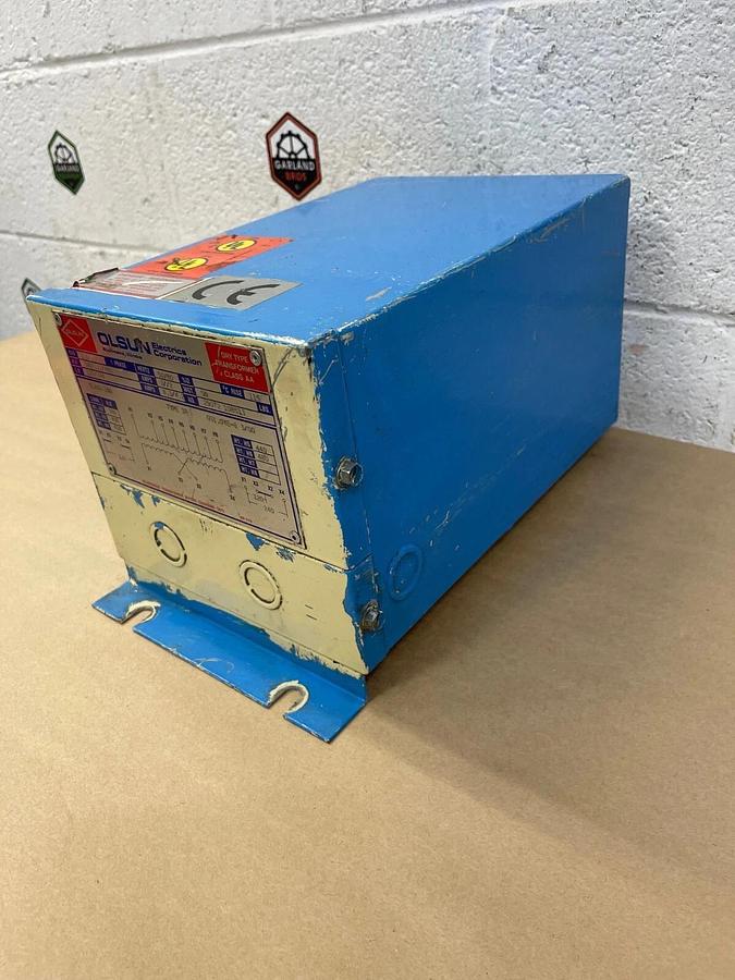 Used Olsun Electrics Corp. 29072 108513, GS1.0YE-8 Dry Type Transformer Class AA