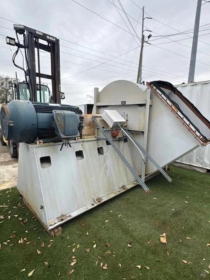 Used Twin City Fan & Blower CW Bottom Angular Upblast 542, 250Hp Motor @ 1188RPM