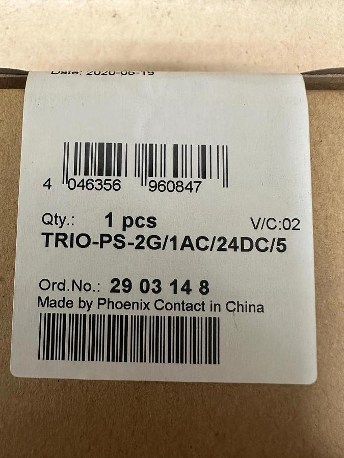 Used Phoenix Contact TRIO-PS-2G/1AC/24DC/5 Switch Power Supply *FACTORY SEALED*