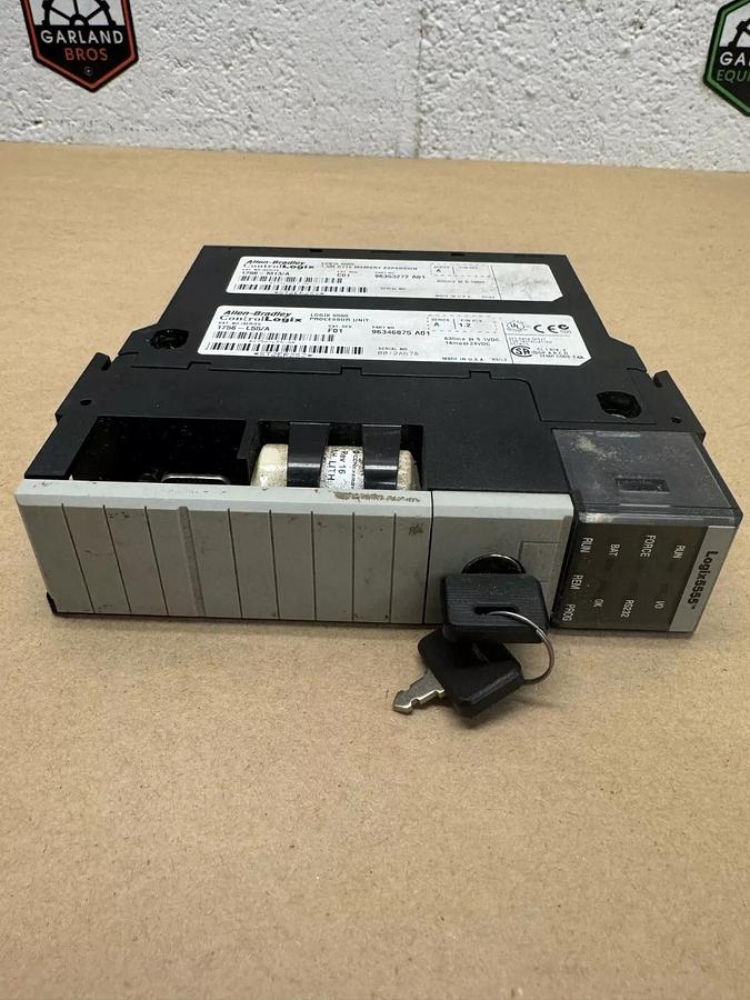 Used Allen Bradley 1756-L55/A ControlLogix Logix5555 Processor Unit 1756-M13A Memory