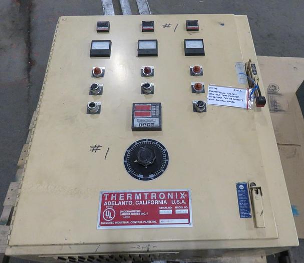 Used THERMTRONIX LRS-900 ELECTRIC RESISTANCE FURNACE 900# (Sale pending)