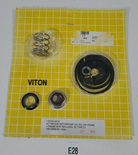 *NEW* VITON 118.000.581E Motor Pump Repair Kit For 231, 232, J56 Frame +Warranty