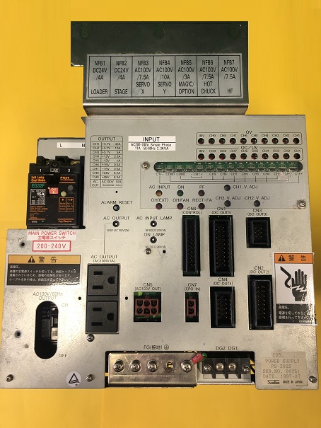 Used 1997 TEL P8 PROBER PART PS-200S POWER SUPPLY