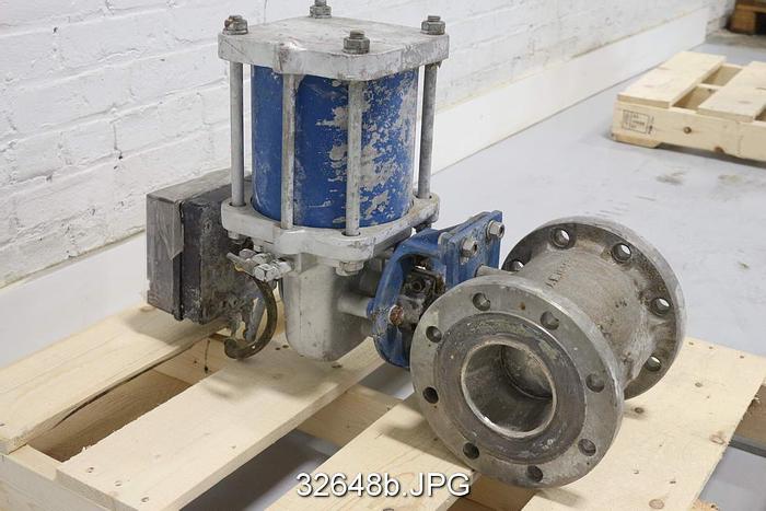 Used Neles Jamesbury 4" Control Ball Valve #32648