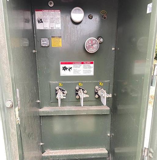 Used Square D 3 ph 1000 KVA padmount oil filled transformer
