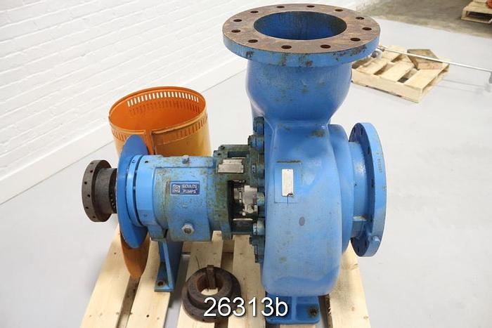 Used Goulds 3180 Goulds 3180, 10X12X16, Impeller Diameter 386X344, 7266 Gpm @ 138 Ft Head, 1800 Rpm, On Base, New #26313