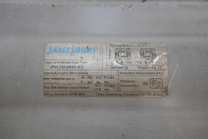 Unused Jamesbury 4" Ball Valve #44260