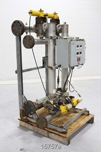 Used Durco 2-Barrel Canister Filter, Auto Backwash #15757