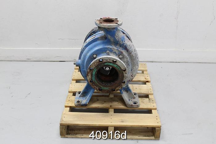 Used Goulds 3175 3x6x12, Iron Casing, 3-Vane SS Impeller #40916