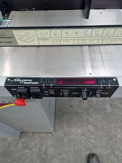 Used Morgana Autocreaser  creaser perf score digital feed 