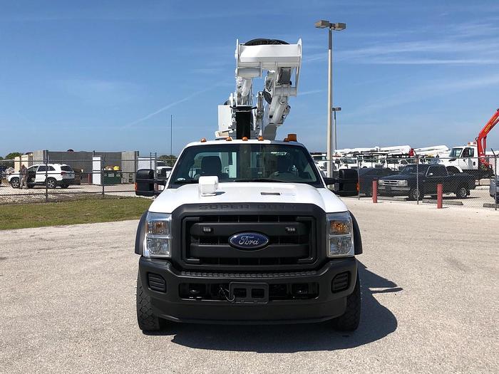 Used 2013 Ford F550 4x4 Versalift VST47I 52ft Material Handler Bucket Truck - 77745
