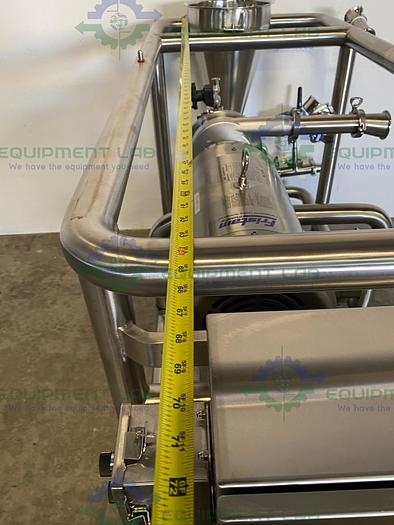 Used Fristam Powder Mixer/Emulsion Skid FS-3522 High Shear Emulsifier & FZX2100 Pump