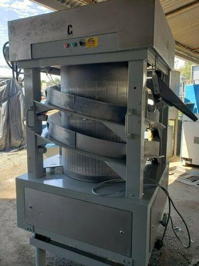 "BENIER" MODEL C04, CYLINDRICAL ROUNDER, W/POWERED, ADJUSTABLE ROUNDING RACES
