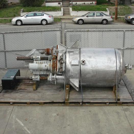 Used 1500 LITER / 400 GALLON BUHLER VACUUM MIXER – S/S – VACUUM – JACKETED