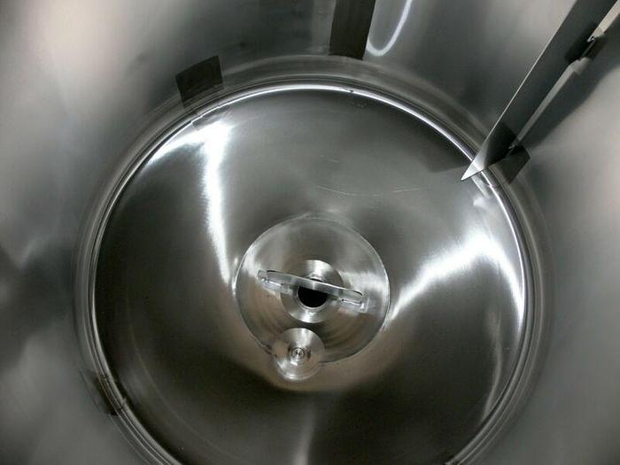 Used Feldmeier 600 Gallon Stainless Steel Insulated Holding Tank w/ Center Drain