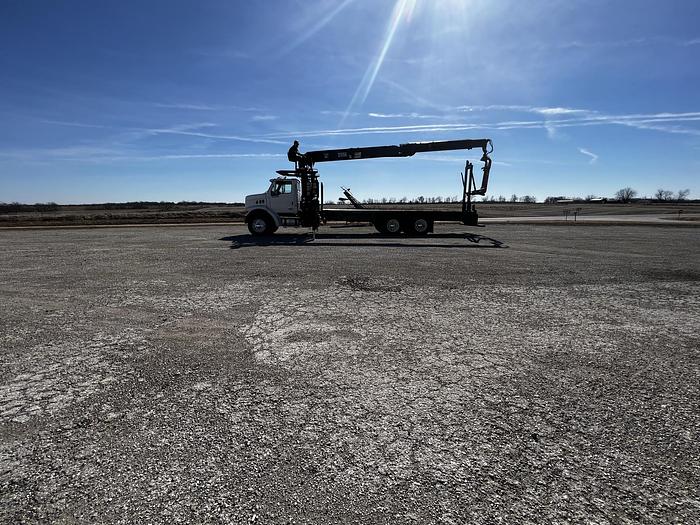 Used 2006 Sterling Flatbed Hiab Crane Truck