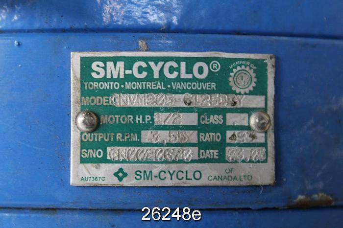 Used James Ross Limited Doctor Oscillator, With 0.5Hp Model CNVMS05-6125DBY, 493/1 Ratio #26248