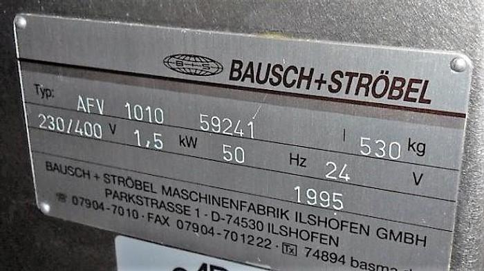 Used 1995 BAUSCH AND STROEBEL AFV 1010
