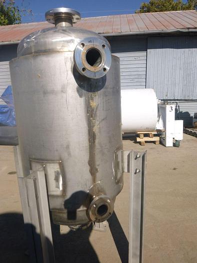 Used Tank, 75 Gallon, 304 S/st, Jkt, 125 PSI, Charcoal Filter, #S744384