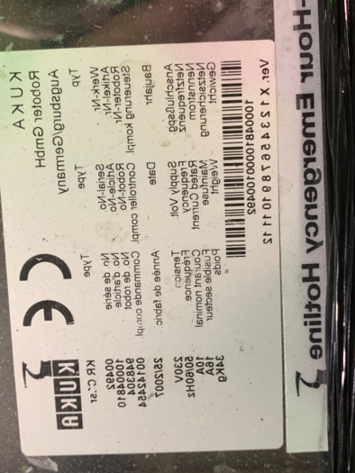 Used KUKA KR 5 SIXX R650 6 AXIS CNC ROBOT