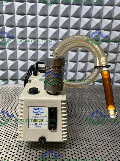Used Welch  7 8920A DirecTorr Direct Drive Rotary Vane Mechanical Vacuum Pump 115/230V