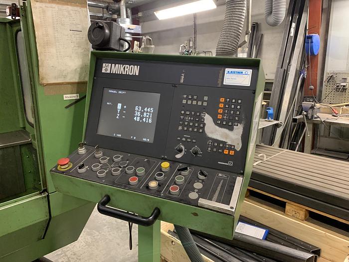 Used BRUGT CNC-STYRET VÆRKTØJSFRÆSER FABRIKAT MIKRON, MODEL WF31D