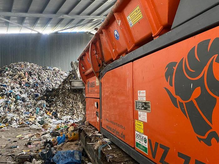 Used 2019 Arjes VZ750 twin shaft shredder
