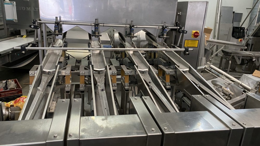 Used Newweigh lineair weighing and packing line