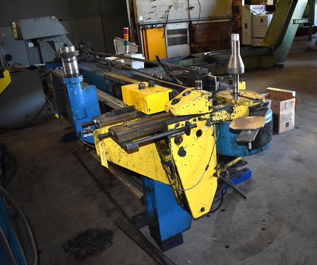Used 3" TELEDYNE PINES "2" HORIZONTAL HYDRAULIC ROTARY PIPE/TUBE BENDER