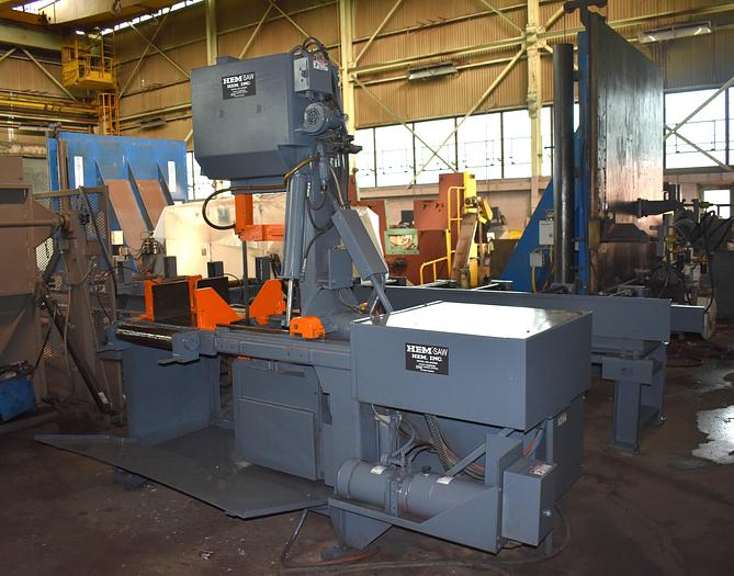 Used 18" x 22" HEM "V100LM3" TILTINGHEAD VERTICAL BAND SAW for Sale