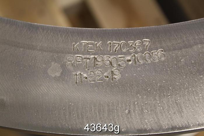 Used Black Clawson UV300 Stainless Steel V-Max right hand flow Pressure Screen Basket, .008" Slots #43643