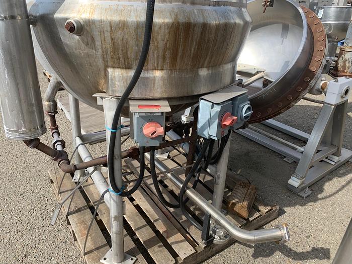 Used B.H Hubbert / All Fab 200 Gallon Stainless Steel Mix Kettle