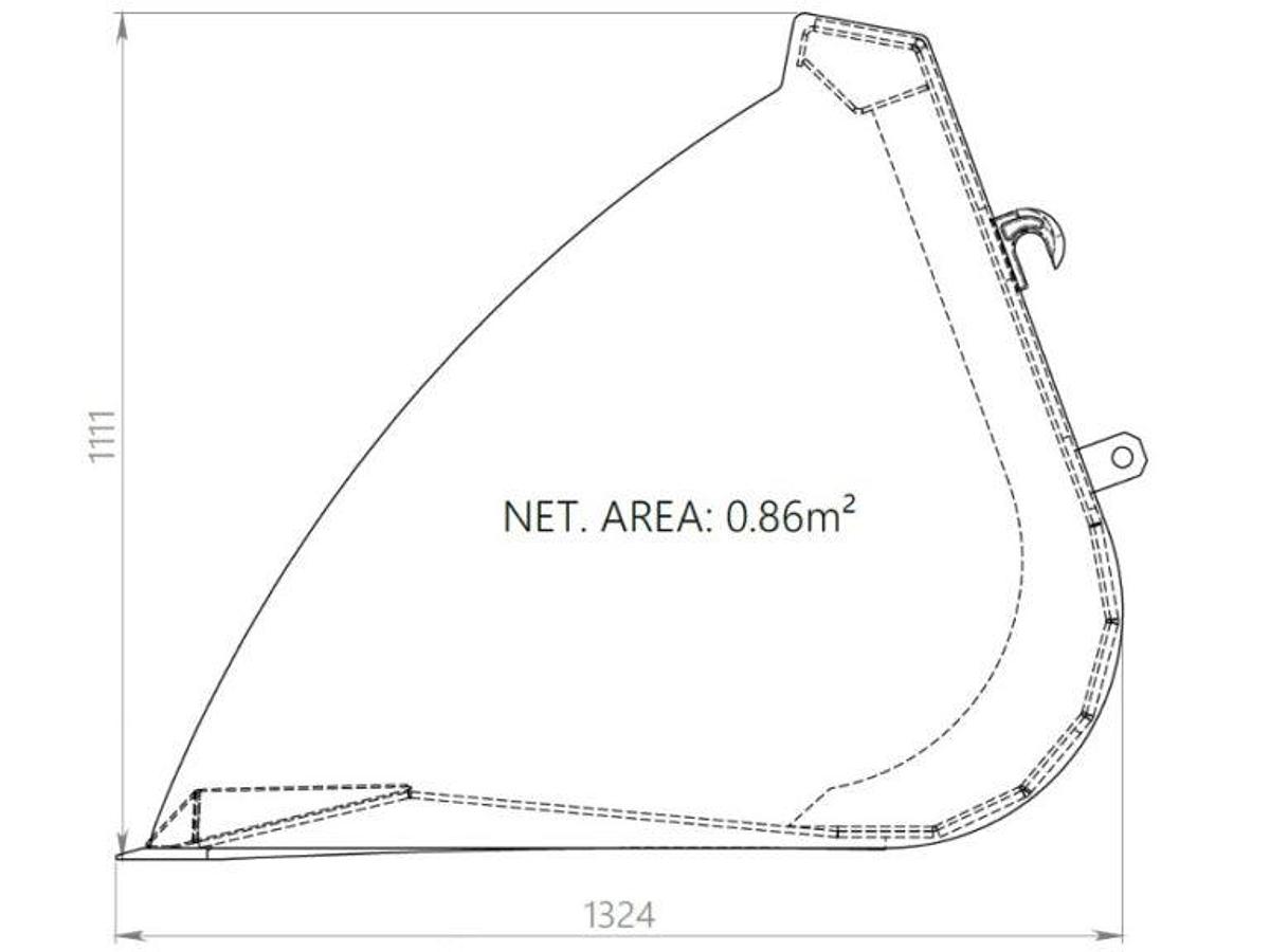 Gebraucht BIG Mega Schaufel SMG 250