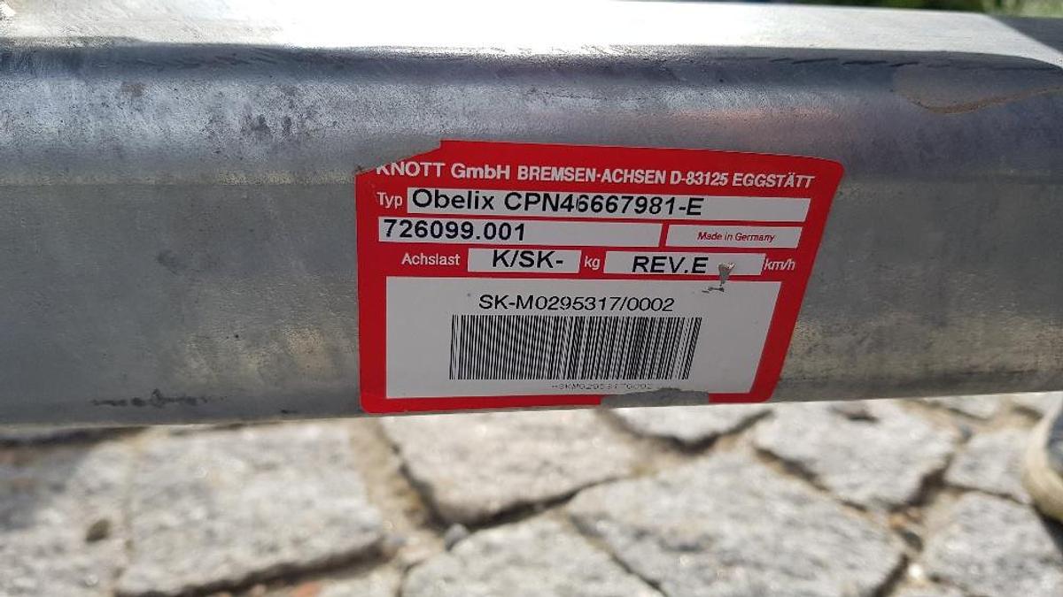 Gebraucht Knott 1-Achs Anhänger Chassis