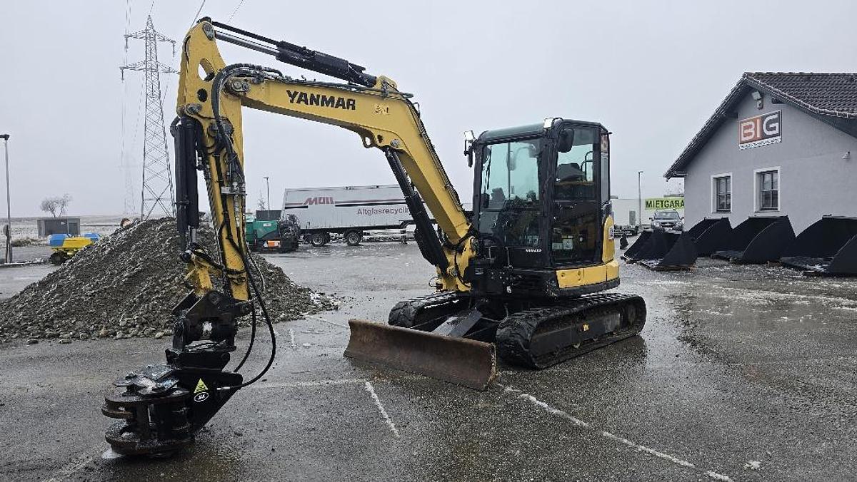 Gebraucht 2020 Yanmar SV60-A Bagger mit JAK 250 Fällgreifer