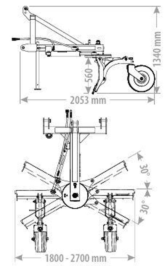 Gebraucht BIG Planierschild Hydraulisch