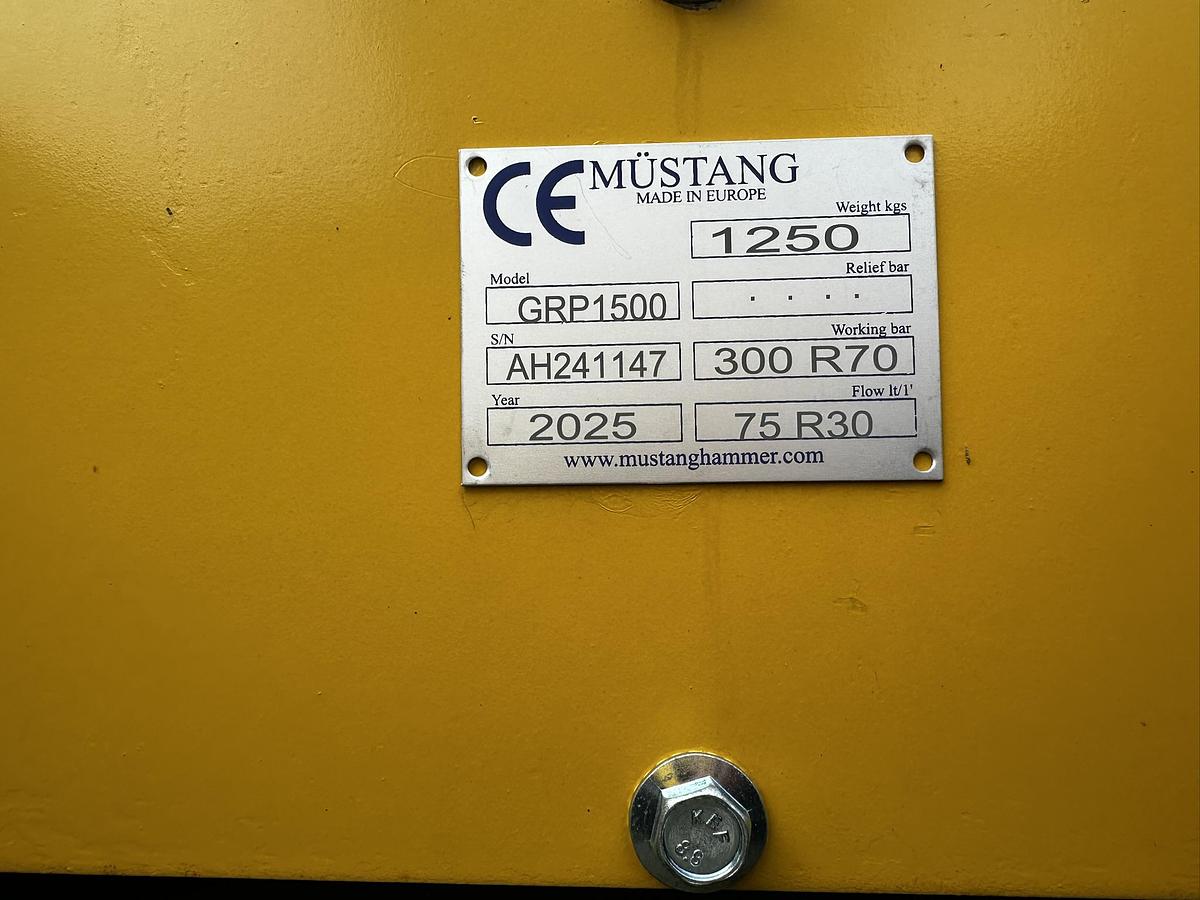 2025 Mustang GRP1500 Abbruch- & Sortiergreifer