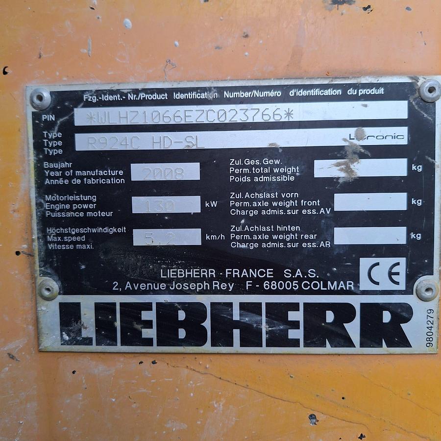Gebraucht 2008 Liebherr 924 Kettenbagger