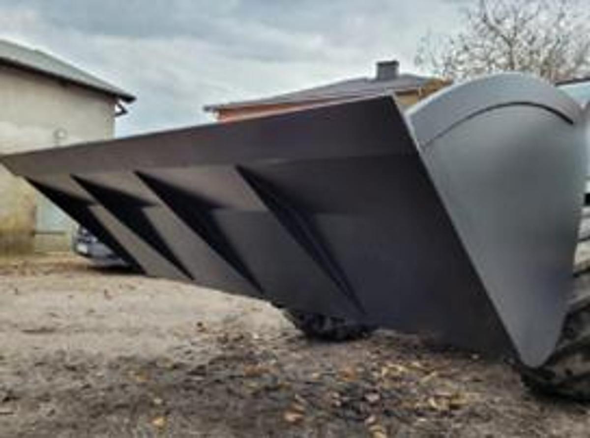 BIG SML Schwergutschaufel 240cm mit Dieci Agri Farmer Aufnahme