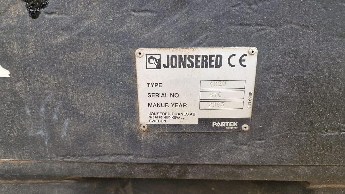 Gebraucht 2003 Jonsered 1020 Forstkran