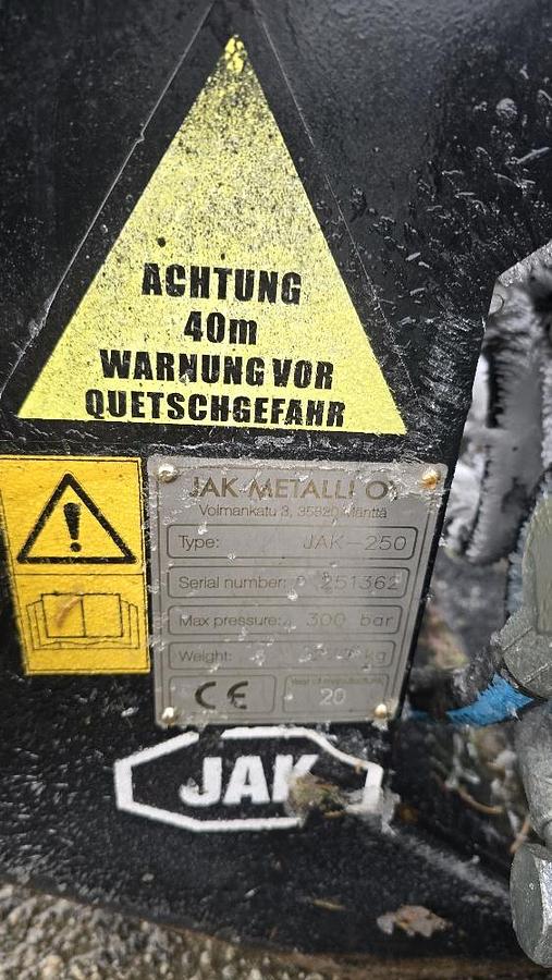 Gebraucht 2020 Yanmar SV60-A Bagger mit JAK 250 Fällgreifer