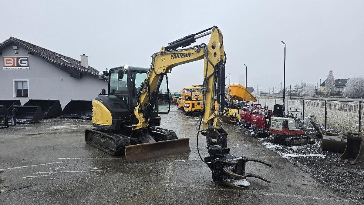 Gebraucht 2020 Yanmar SV60-A Bagger mit JAK 250 Fällgreifer