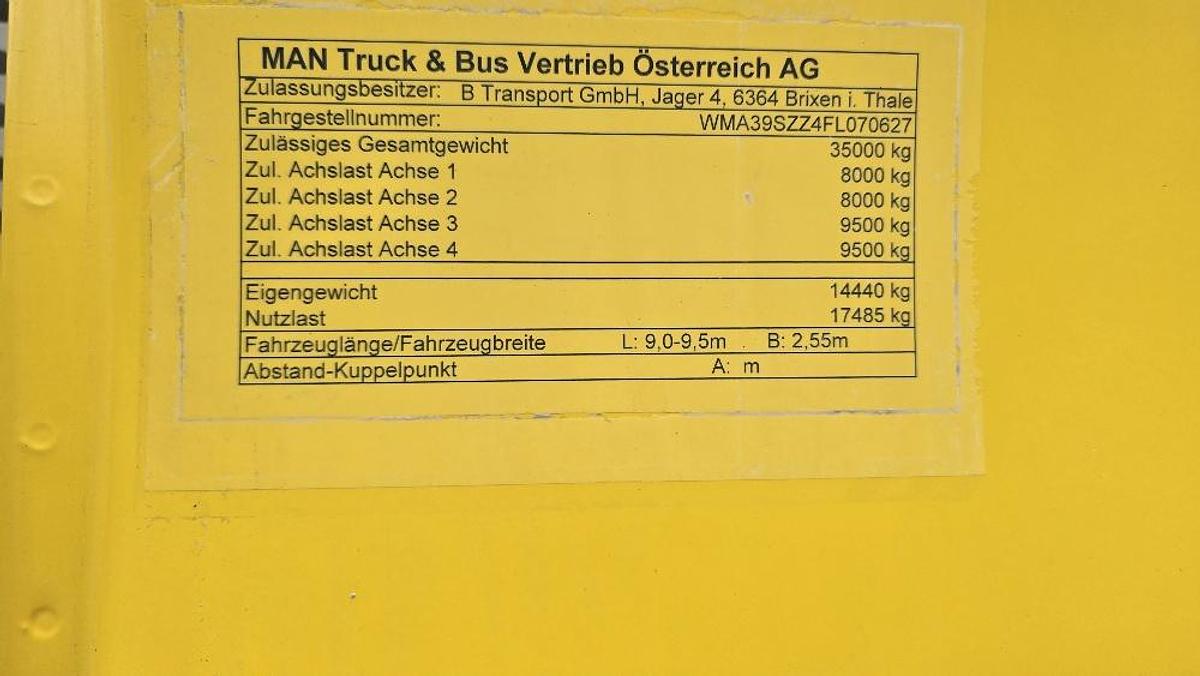 Gebraucht 2015 MAN TGS 41.400 8x4 BB Fahrmischer