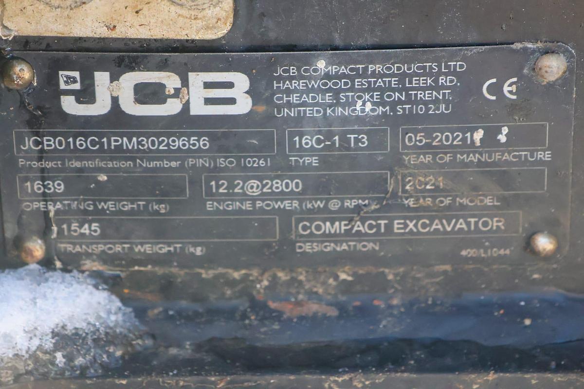 Gebraucht JCB 16C-1 Minibagger