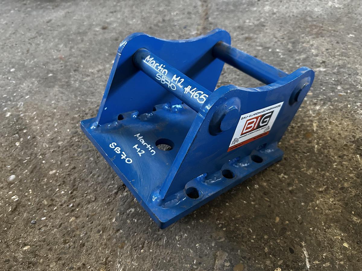BIG Anschraubplatte mit Martin M02 Aufnahme
