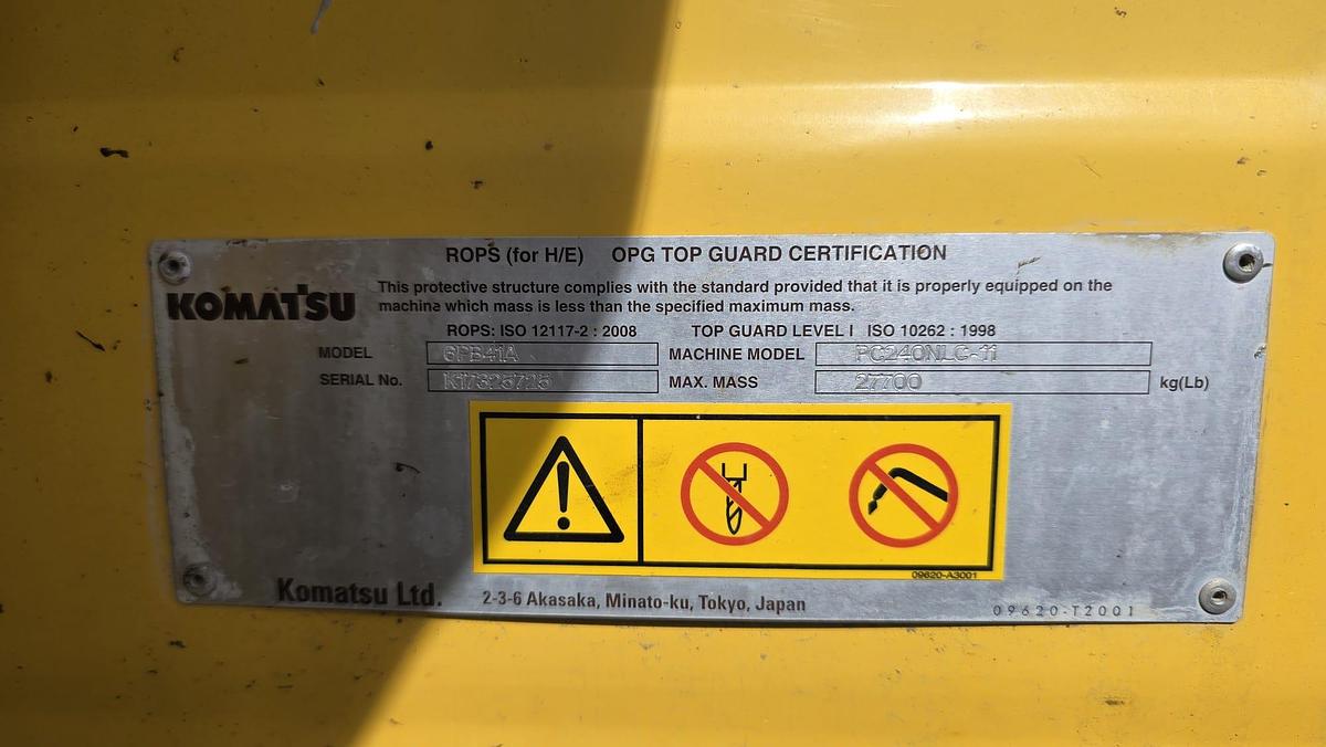 Gebraucht 2017 Komatsu PC240 NLC-11 Hydraulikbagger
