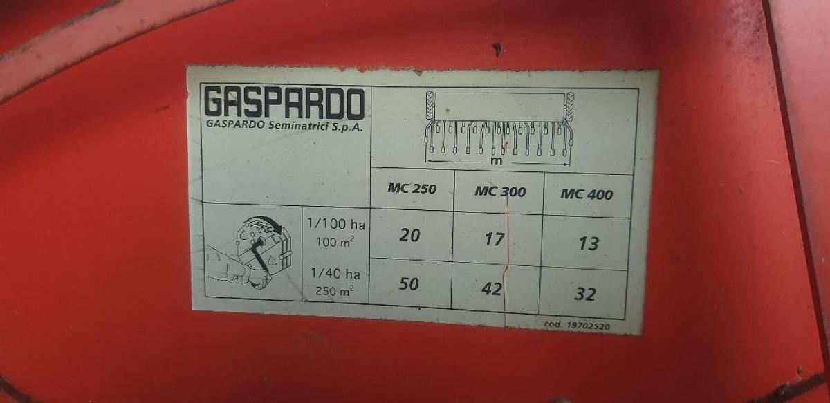 Gebraucht Gaspardo MC400 Säkombination