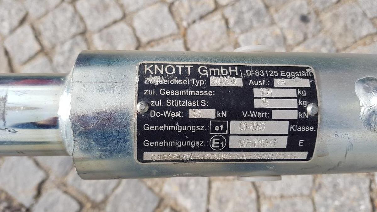 Gebraucht Knott 1-Achs Anhänger Chassis